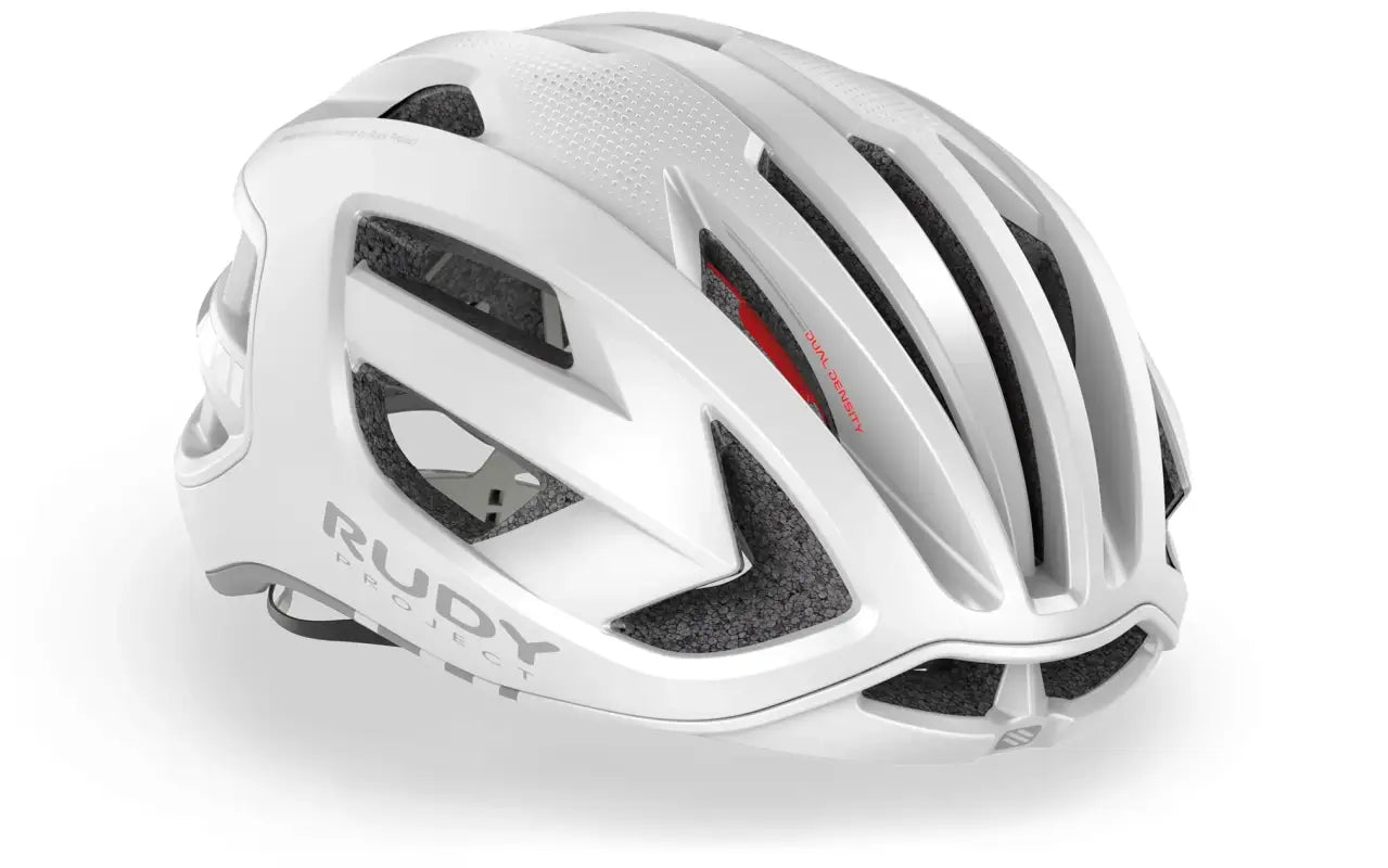 casco ciclismo rudy project egos bianco