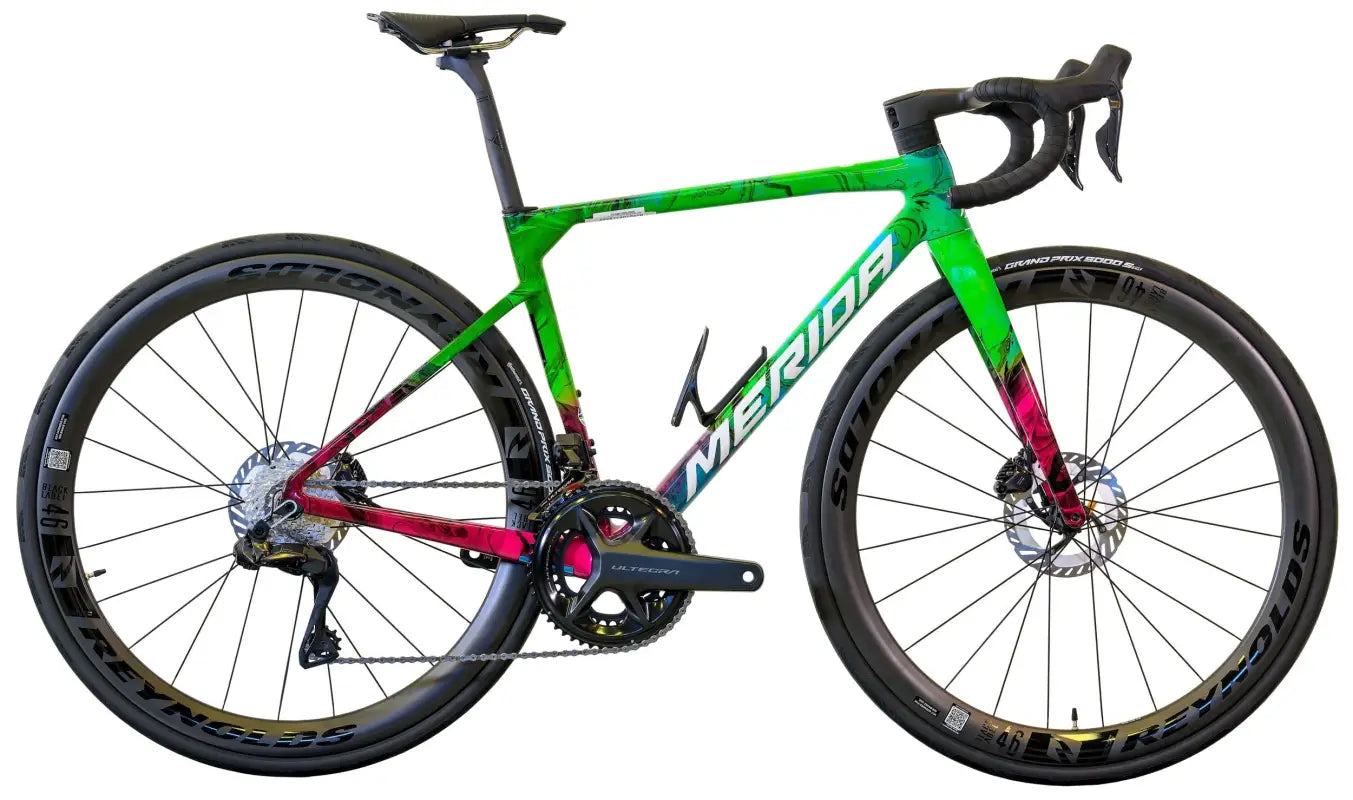 Bici Da Corsa Merida Scultura Special Edition (MY26) - Green/pink / XS - bici da corsa